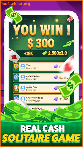 Solitaire Clash-Win Cash screenshot
