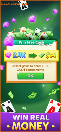 Solitaire-Clash Win Money: Tip screenshot