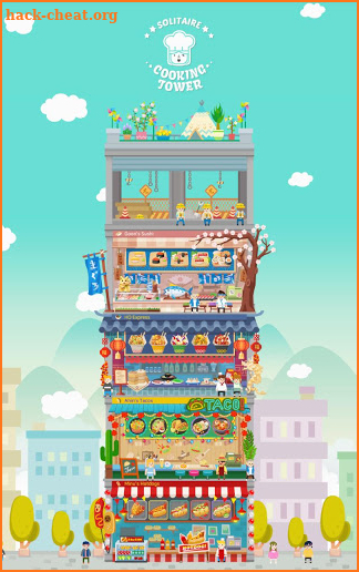 Solitaire Cooking Tower screenshot