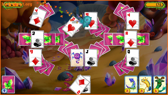 Solitaire Creatures: TriPeaks Solitaire Card Game screenshot