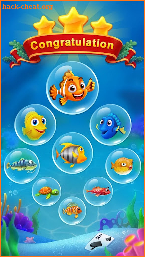 Solitaire fish screenshot