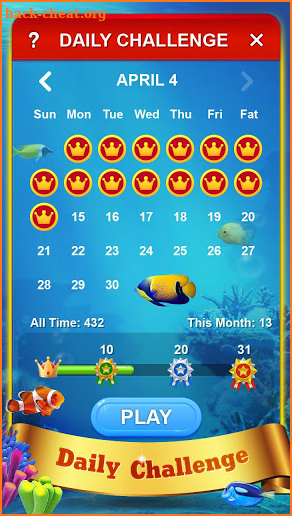 Solitaire - Fish screenshot