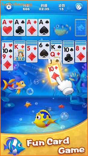 Solitaire Fish Klondike screenshot