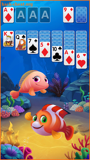 Solitaire Fish Klondike Card screenshot