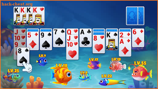 Solitaire Fish - Spider Card screenshot