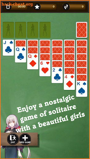 Solitaire Girls Card Game screenshot