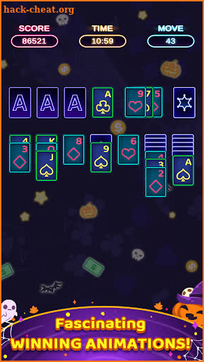 Solitaire Master - Neon Card! screenshot