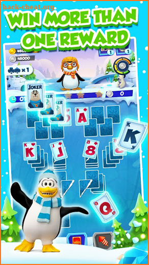 Solitaire Match Penguin Adventure screenshot
