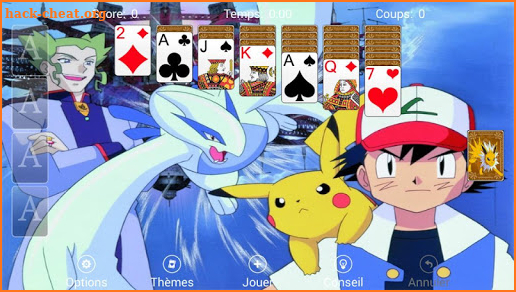 Solitaire Pokemon Theme screenshot