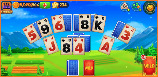 Solitaire Poker Card Puzzle screenshot