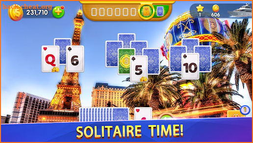 Solitaire TriPeaks Cruise Game screenshot