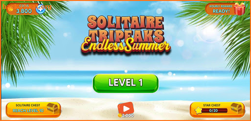 Solitaire Tripeaks - Endless Summer screenshot