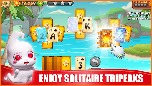 Solitaire TriPeaks - Free Classic Card Game screenshot