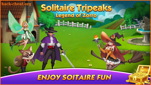 Solitaire Tripeaks: Legend of Zorro screenshot