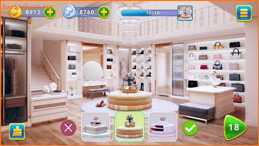 Solitaire Tripeaks Makeover: Home Design Game screenshot