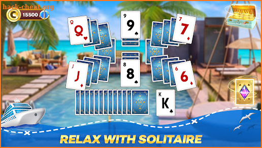 Solitaire Tripeaks-On a cruise screenshot