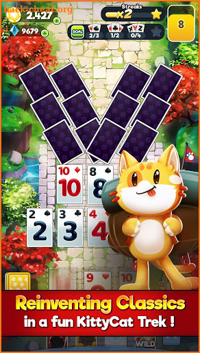 SOLITAIRE TRIPEAKS SPIN: A Tripeaks Cat Card Game screenshot