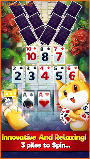 SOLITAIRE TRIPEAKS SPIN: A Tripeaks Cat Card Game screenshot