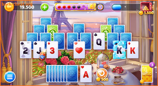 Solitaire Voyage Tripeaks Card screenshot