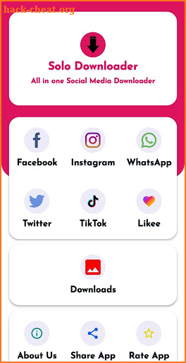 Solo Downloader - Social media video download app screenshot