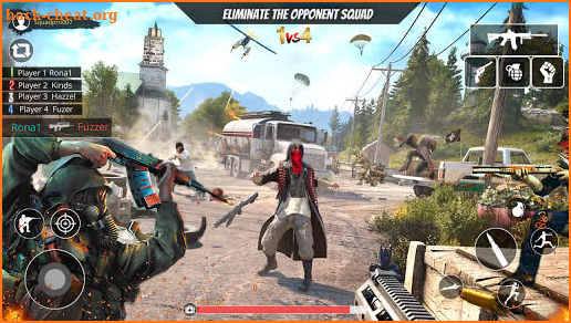 Solo vs Squad Rush Team Free Fire Battle 2021 screenshot