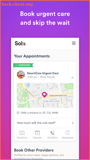 Solv: Convenient healthcare screenshot