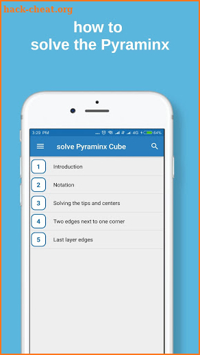 Solve Pyraminx Rubik screenshot