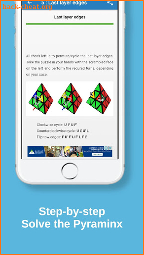 Solve Pyraminx Rubik screenshot
