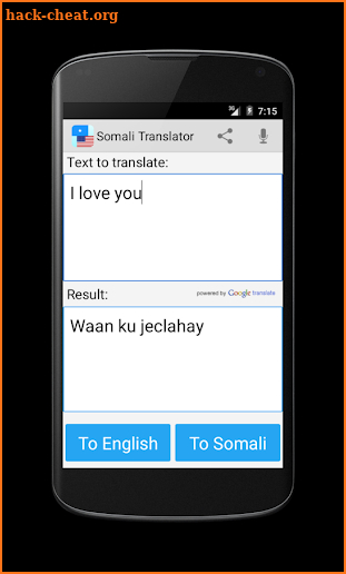 Somali English Translator Pro screenshot