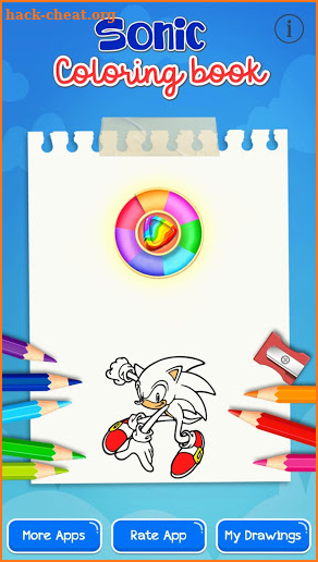 Son ick coloring super shadow game screenshot