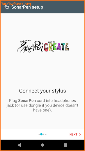 SonarPen stylus driver for ArtFlow screenshot