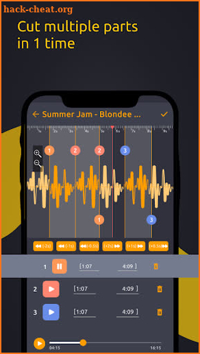 Song Clip, Cut Music, Crop Music, Song Maker App screenshot