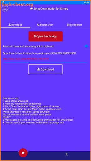 Song Downloader for Smule screenshot