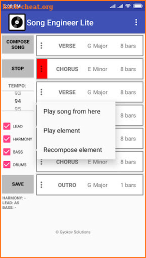 Song Engineer Lite screenshot
