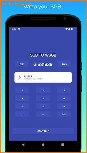 Songbirdie Wallet – SGB &Flare screenshot