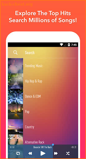 SongFlip - Free Music Streaming & Player screenshot