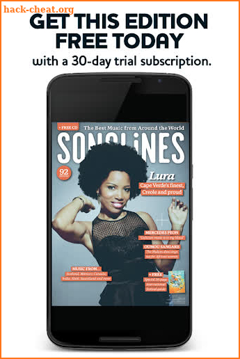 Songlines Magazine screenshot