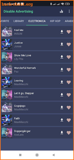 Songs Downloading App screenshot