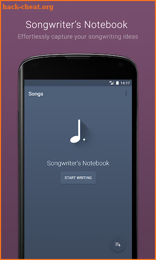 Songwriter's Notebook screenshot