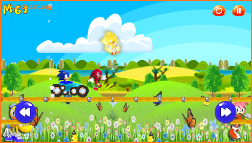 Soni c Jungle Adventures racing screenshot