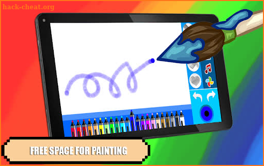 Soni Coloring Blue Cartoon screenshot