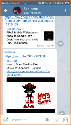 Sonic EXE Messenger screenshot