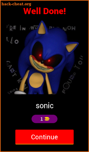 Sonic Exe Quiz screenshot