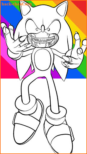 Sonic Hedgehog Coloring Book screenshot