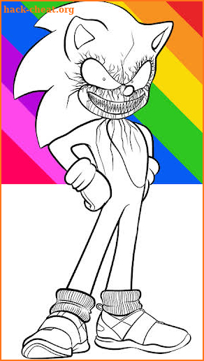 Sonic Hedgehog Coloring Book screenshot