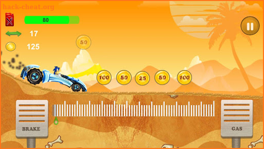 Sonic Hill Climber Race Dash screenshot