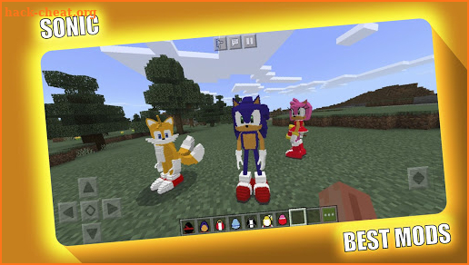 Sonic Mod for Minecraft PE - MCPE screenshot