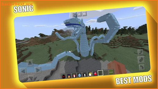 Sonic Mod for Minecraft PE - MCPE screenshot