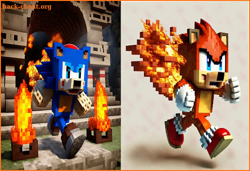 Sonic Mod Skin for minecraft screenshot