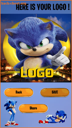 Sonic Movie Avatar Maker screenshot